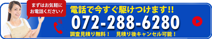 �n�惊�s�[�^�[��No.1�̔r���ǐ��| 24����365���Ή��\! 072-288-6280 ��t���� 8:00�`19:00
